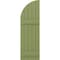 Ekena Millwork Americraft 5-Board (2 Batten) Wood Joined Board-n-Batten Shutters w/ Arch Top, ARW101BQ518X77MGH, PR ARW101BQ518X77MGH - alternate 8